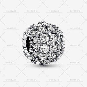 Pandora Sparkling Pavé Round Charm|Pendant